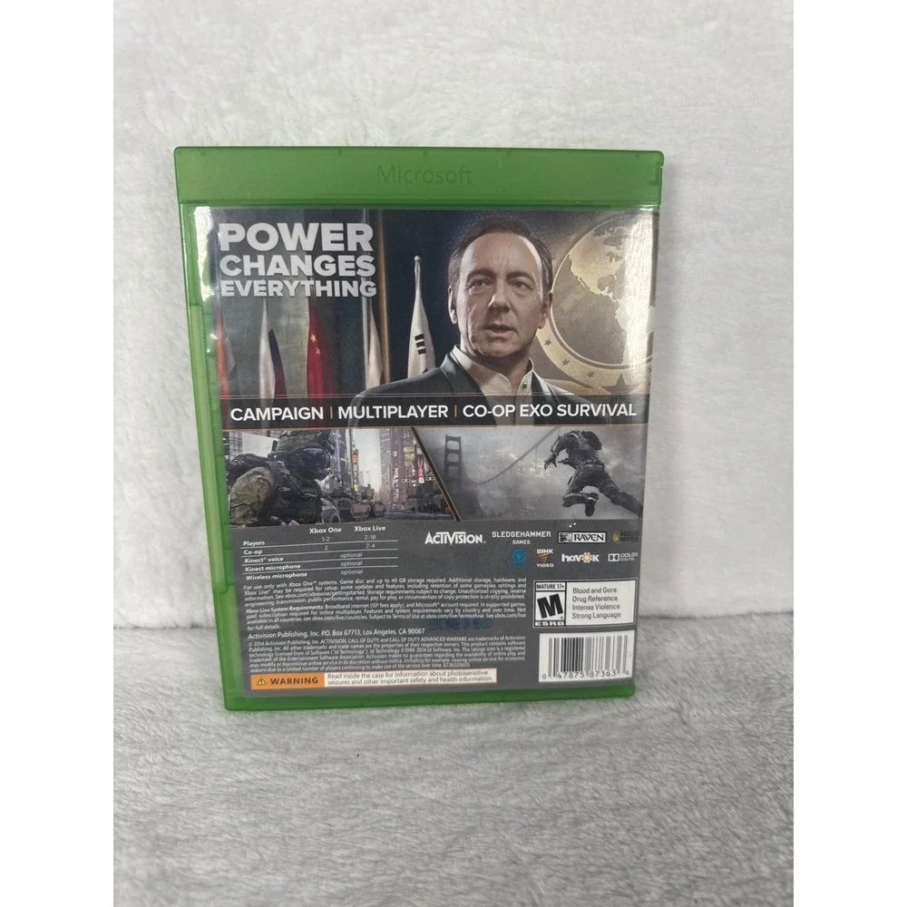 Activision Call of Duty Advanced Warfare Xbox One N/A Green Excellent FPS Game